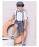 AJ Dezines Half Sleeves Checks 5 Piece Party Set - Blue
