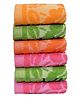 JARS Collections 100% Terry Cotton Hand Towel Pack of 6 Multicolor