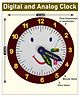 Wissen Wooden Digital and Analog Clock Learning Educational game