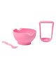 1st Step BPA Free Microwave Friendly Food Grinder With Spoon - Pink