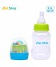 1st Step Feeding Bottle With Rattle Hood Green Blue - 125 ml