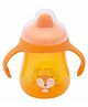 1st Step BPA Free Polypropylene Hard Spout Sipper With Twin Handles Orange - 250 ml