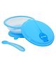 1st Step Microwave Friendly Feeding Bowl With Spoon- Blue