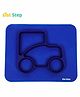 1st Step 100% Silicone Sectioned Plate - Blue