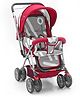 1 st Step Pram with Reversible Handle - Red