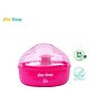 1st Step Soft Powder Puff With Case - Pink White