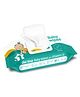 1st Step Baby Wet Wipes With Lid Enriched With Aloe Vera And Jojoba Oil - 72 Pieces