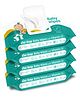 1st Step Baby Wet Wipes With Lid Pack of 4 - 72 Pieces