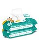 1st Step Baby Wet Wipes With Lid Pack of 2 - 72 Pieces Each