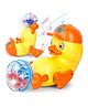 Uniquebuyin 360 Rotating Discoball Baby Crawling Spinning Stunt Duck Toy - Multicolor