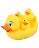 Negocio Squeeze Chu Chu Sound Bathtub Toys Pack of 4 - Yellow