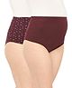 Bella Mama Cotton Elastane High Coverage Panty Set - (Color May Vary)