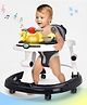 Baby Walker With Musical Play Tray - Black & White