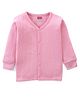 Babyhug Cotton Full Sleeves Thermal Vest Solid Colour - Pink