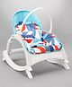 Newborn to Toddler Portable Baby Rocker With Music & Vibration - Blue