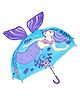 Fiddlerz Umbrella for Kids 100% Waterproof Lightweight Stylish 3D Cartoon Manual Rain Kids Umbrella for Girls Boys (Pack of 1) (Design As Per Availability) Blue
