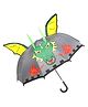 Fiddlerz Umbrella for Kids 100% Waterproof Lightweight Stylish 3D Dragon Manual Umbrella Pack of 1- Grey