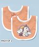 Right Gifting Feeding Bibs With Velcro Pack of 2 - Multicolour