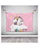 Right Gifting Satin Unicorn Printed Washable Reusable Backdrop- Pink