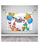 Right Gifting Satin Happy Birthday To You Washable Reusable Backdrop- Multicolour
