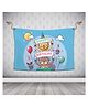 Right Gifting Satin Happy Birthday Washable Reusable Backdrop- Multicolor