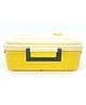 Sanjary 3 Compartment Plastic Lunch Box 1200 ml - Yellow