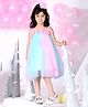 Foreverkidz  Blossom Breeze dress For Girls -Pink and blue