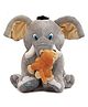FunBlast Cute & Soft Elephant with Baby Monkey- Height 35 cm