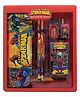 VWorld Spider Theme Pencil Pen Book Eraser Sharpener  Stationary Kit Set for Girls - Red