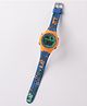 Babyhug Free Size Digital Watch With Dino Print - Blue