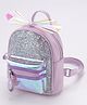 Babyhug Sequined Fashion Backpack - Purple