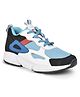LIBERTY Patch Detailed Colour Blocked Sports Shores - Sea Blue