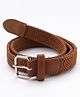 Pine Kids Free Size Braided Belt - Brown