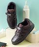 LIBERTY Velcro Closure School Shoes - Brown