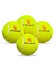 CLOVERBYTE Cricket Rubber Tennis Ball - Yellow
