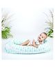 Masilo Organic Nestilo For Infant/Baby's Breathable and Soft Portable Bed, With absorbent liner, Lightweight, 0 to 8 Months - Elephant - Green