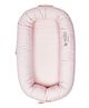Masilo Organic Nestilo For Infant/Baby's Breathable and Soft Portable Bed, With absorbent liner, Lightweight, 0 to 8 Months - Foliage - Pink