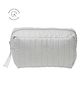 Masilo Organic Cotton Organiser Pouch For kids, Water and stain resistant Coating, Spacious main compartment with a zipped pocket on the inside, Grey