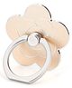 KolorFish Universal 360 Degree Rotation 180 Degree Flip Kickstand Compatible with All Smartphones Flower Mobile Phone Ring Holder  - Gold