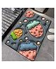 KolorFish Super Absorbent Cute Cartoon Entrance Anti-Slip Quick-Drying Bathroom Floor Mat 3D Strawberry - Multicolour