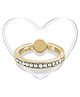 KolorFish Transparent Phone Ring Stand Holder Mobile Phone Ring Holder Finger Grip 360 Degree Rotation - Golden