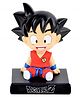 QUIRKMALL Goku Action Figure Limited Edition Bobblehead with Mobile Holder for Car Dashboard Office Desk & Study Table Red - Height 12 cm