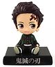 QUIRKMALL Tanjiro Jujutsu Kaisen Phone Holder Car Decoration Bobblehead Action Figure- Multicolor
