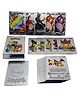 QUIRKMALL 55 PCS Silver Foil Card Assorted Cards TCG Deck Box V Series Cards Vmax GX Rare Silver Cards and Common Rare Mystery Car- Silver