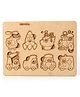 Omocha Peg and Paints Vehicles Puzzle - 8 Pieces