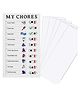 KolorFish Chore Chart Boards Portable to Do List Memo Checklist - White