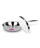 Aristo Triply Induction Friendly Frying Pan With Stainless Steel Lid 23 cm Silver - 1500 ML