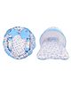 Toddylon Baby Gadda Set with Mosquito Net Bedding Set - Blue