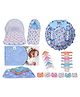 Toddylon Baby Products All New Born Combo Bedding with Clothing Set - Light Blue
