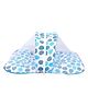 Toddylon Baby Mattress with Mosquito Net New Born Cot Bedding Set- Blue